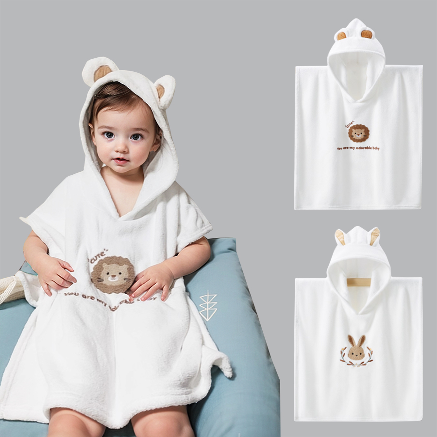 Hooded Bath Towel - Roupão de banho com capuz para