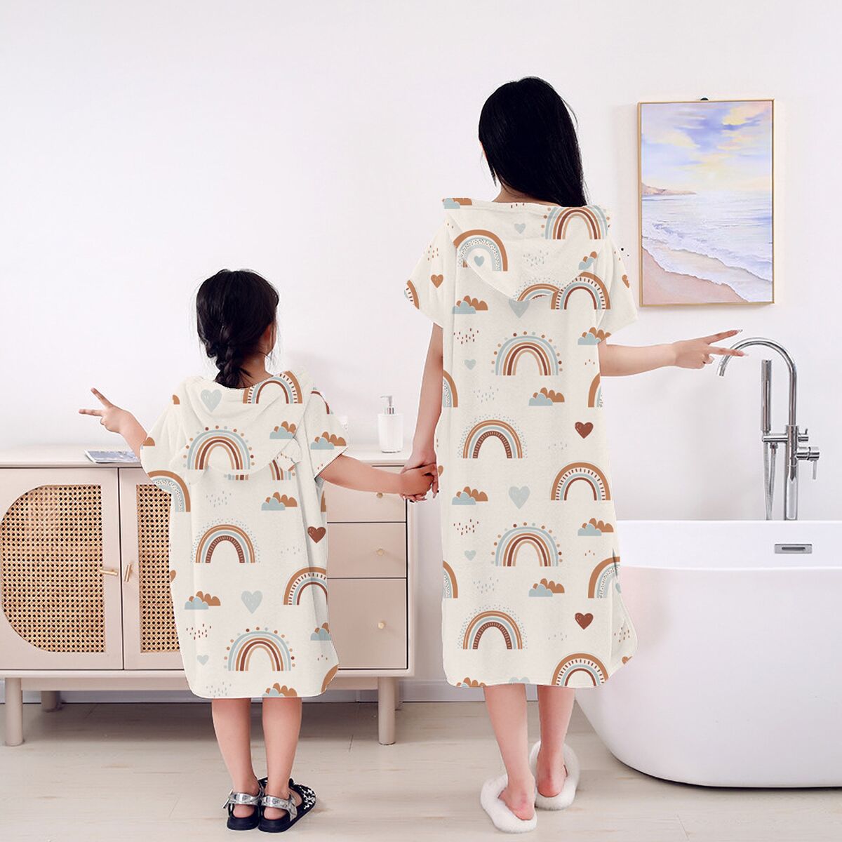 Hooded Bath Towel - Elinfant toalhas de banho de microfibra