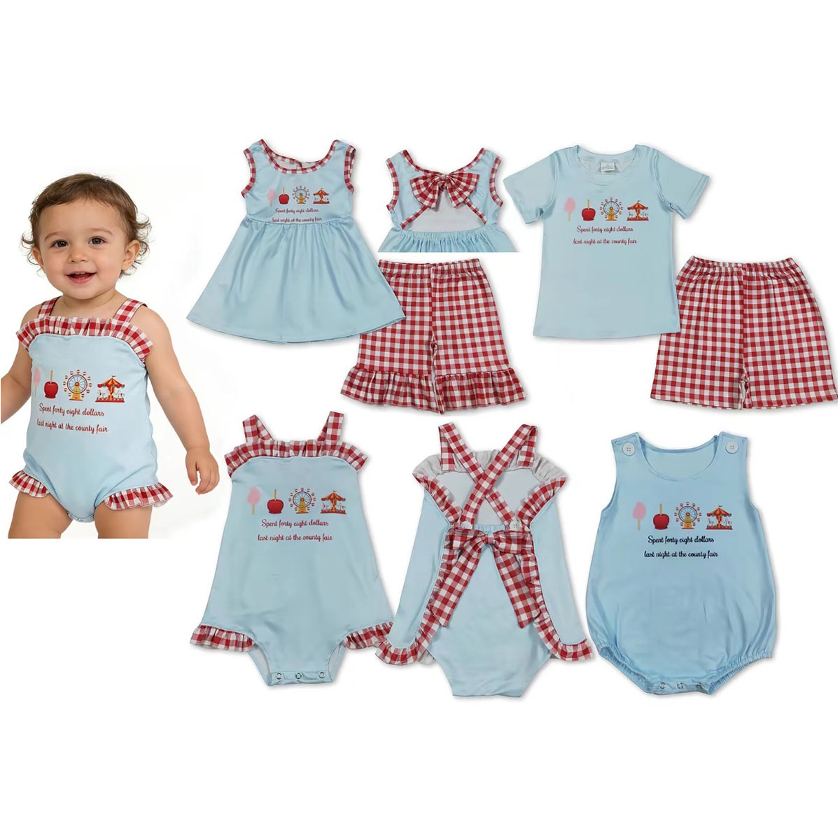 Baby Clothing Online - Atacado: Conjunto de Roupas Infantis de