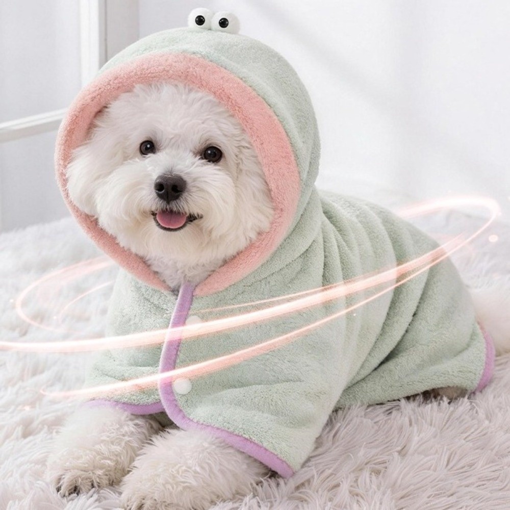 Hooded Bath Towel - Roupão de Banho para Cães Super