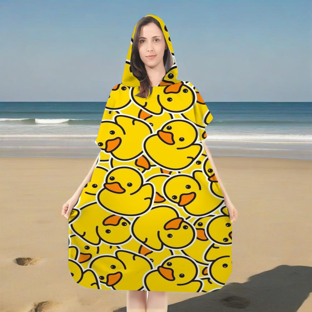 Hooded Bath Towel - Toalha de Praia com Capuz Estampa