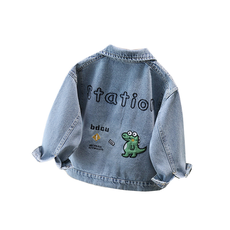 Baby Clothing Boy - Estilo bonito bebê criança jaqueta jeans