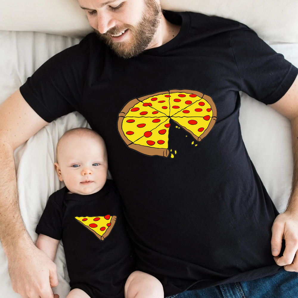 Baby Clothing For Sale - Camiseta Engraçada com Estampa de Pizza