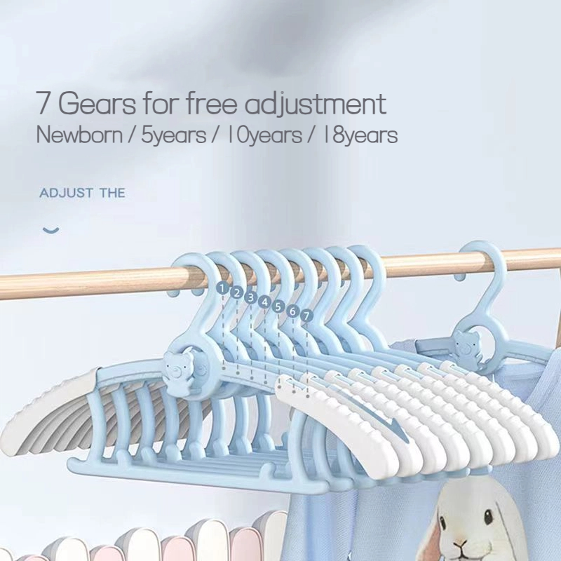 Baby Clothing Drying Rack - Novo Kit com 10 Cabides Extensíveis