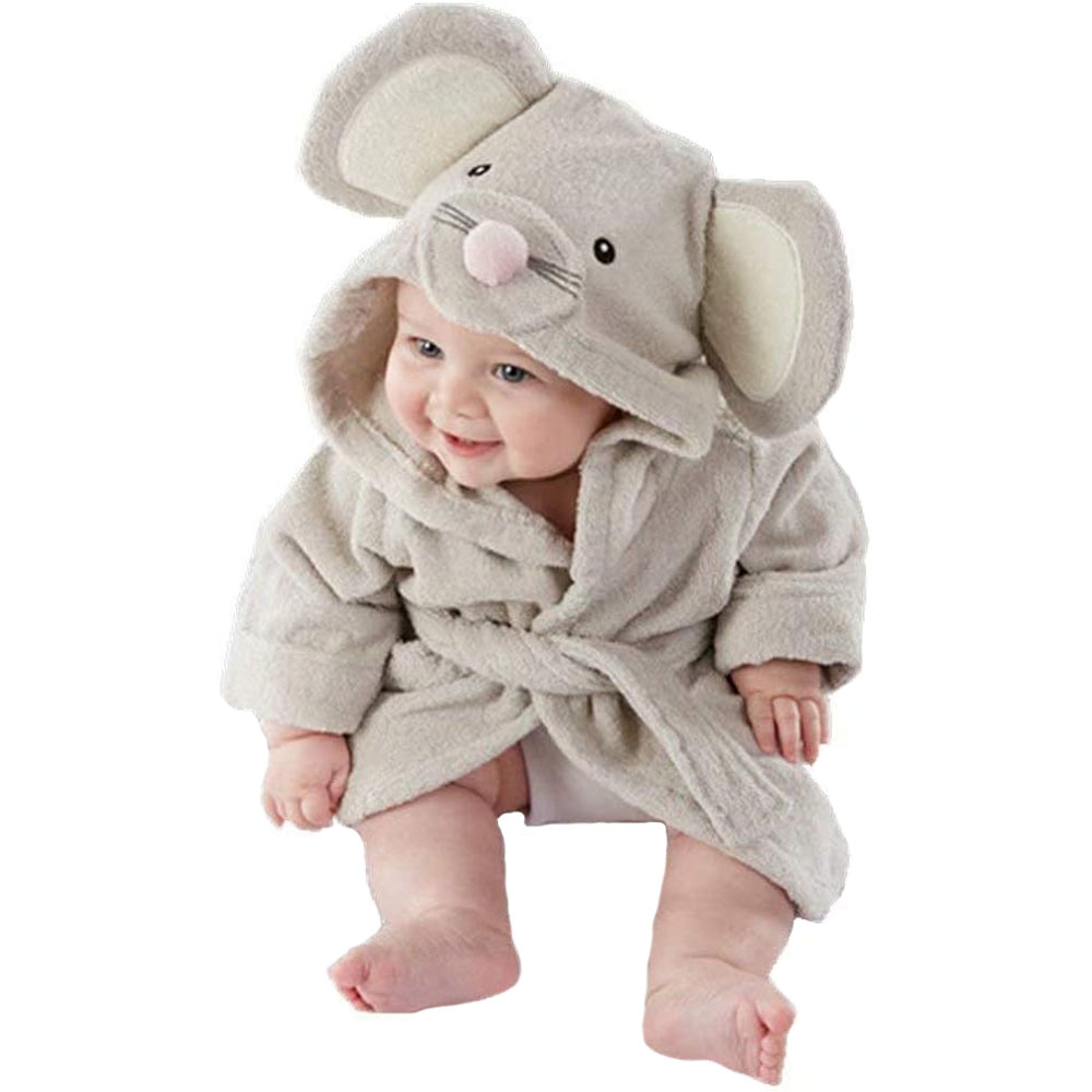 Hooded Bath Towel - Bebê menino roupão com capuz toalhas