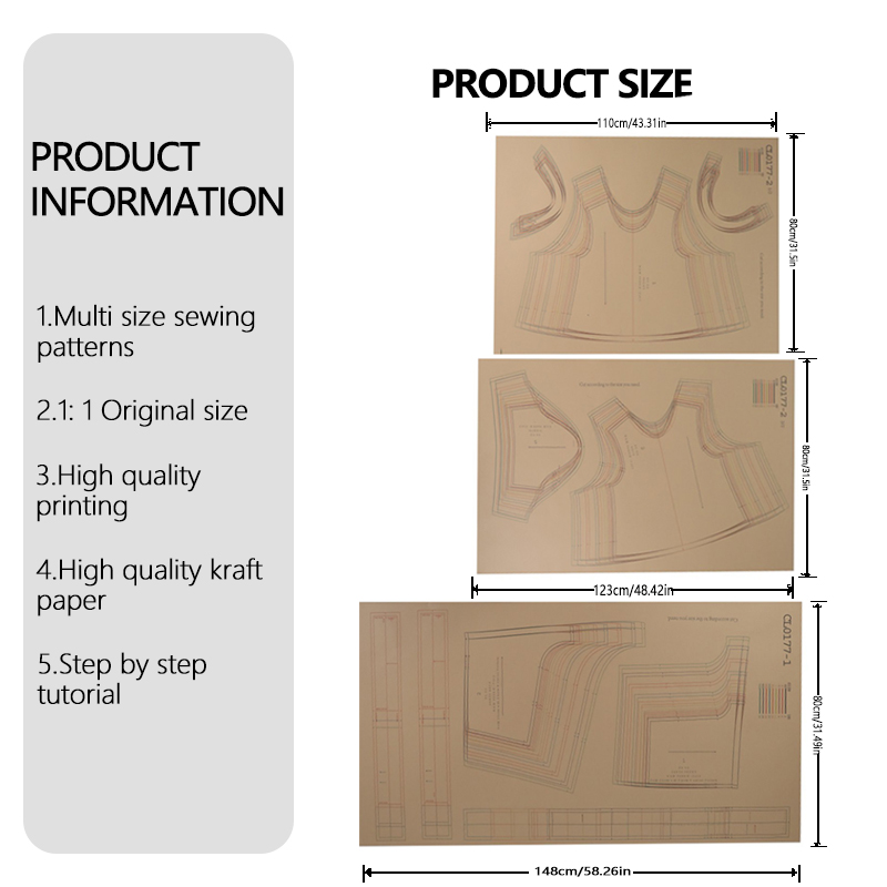 Padrões de costura para conjun - Baby Clothing Patterns avaliação e preço
