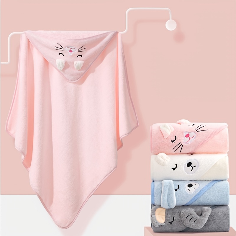 Toalha de banho coral do velo  - Hooded Bath Towel avaliação e preço