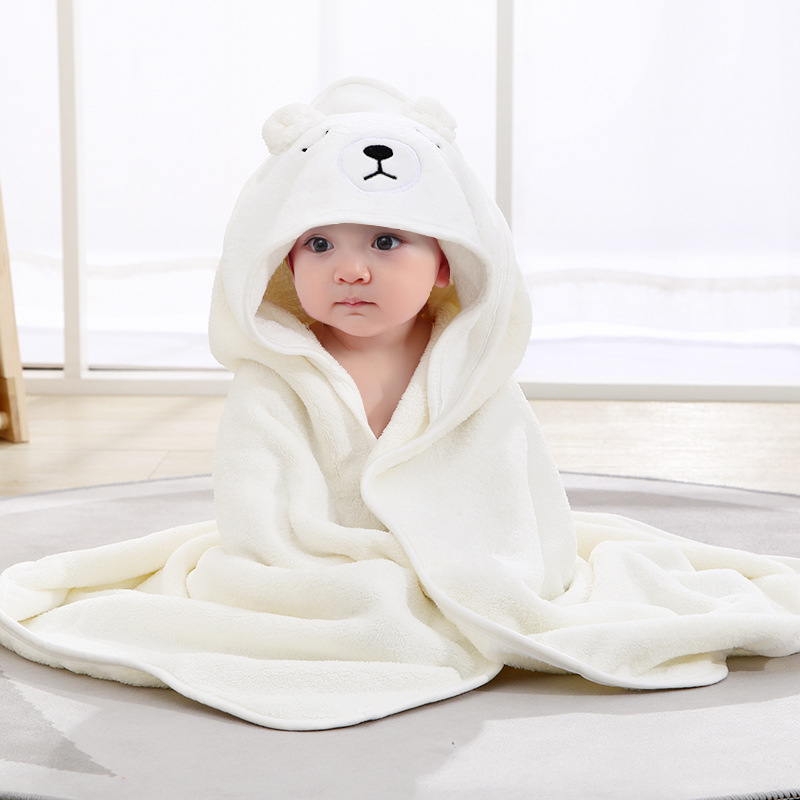 Toalha de banho coral do velo  - Hooded Bath Towel avaliação e preço