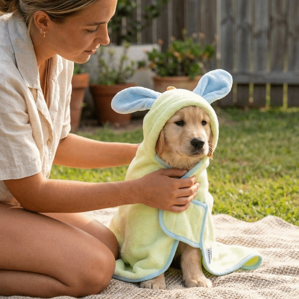 Roupão de Banho para Cães Supe - Hooded Bath Towel avaliação e preço