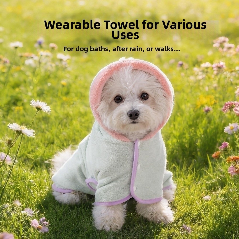 Roupão de Banho para Cães Supe - Hooded Bath Towel avaliação e preço