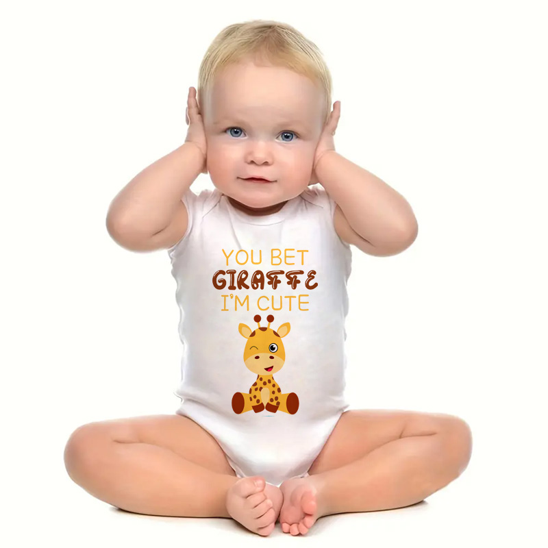 Novo bonito girafa impresso be - Baby Clothing Brands avaliação e preço