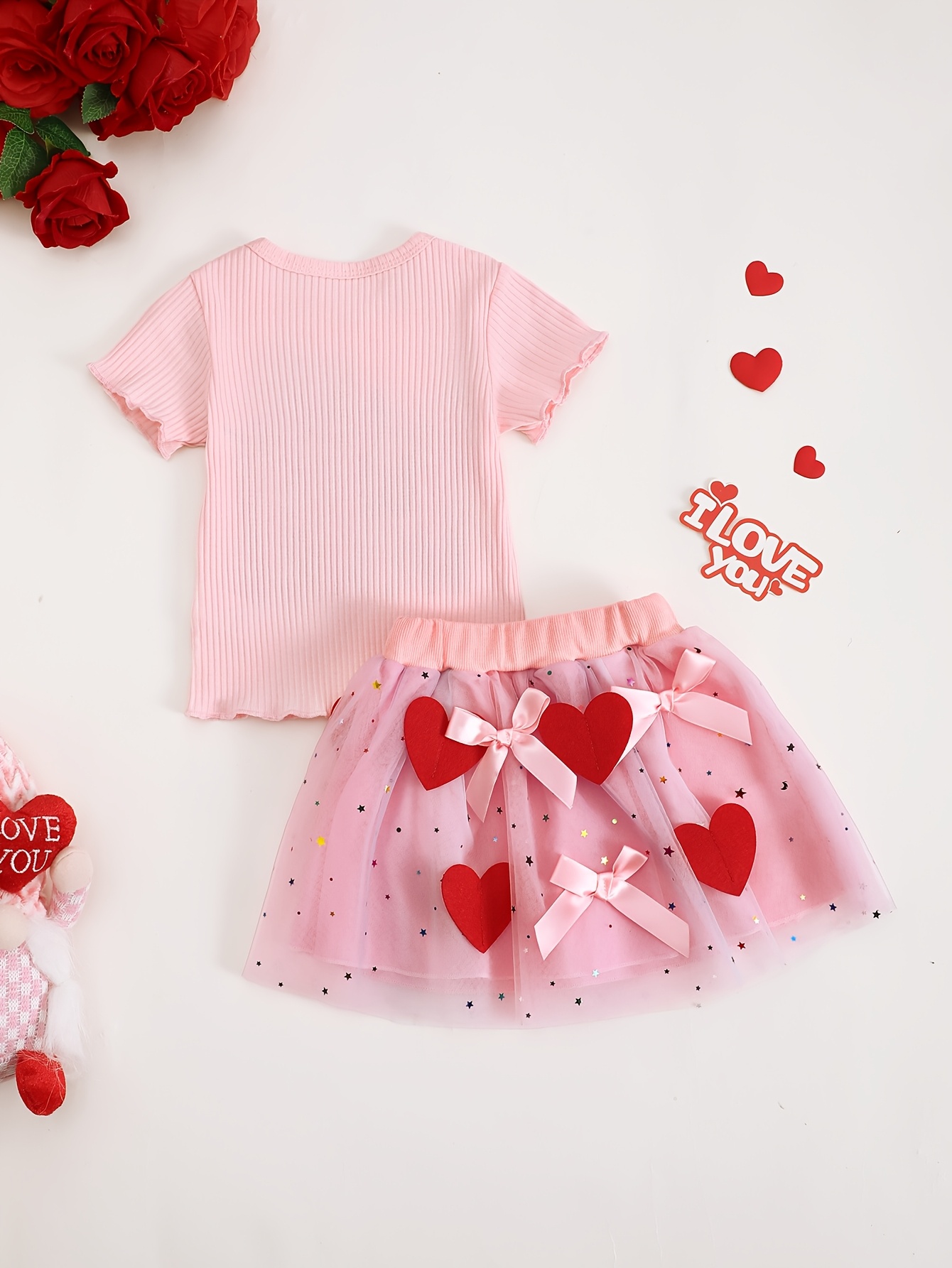 Conjunto de Saia de Tule Borda - Xoxo Baby Clothing avaliação e preço