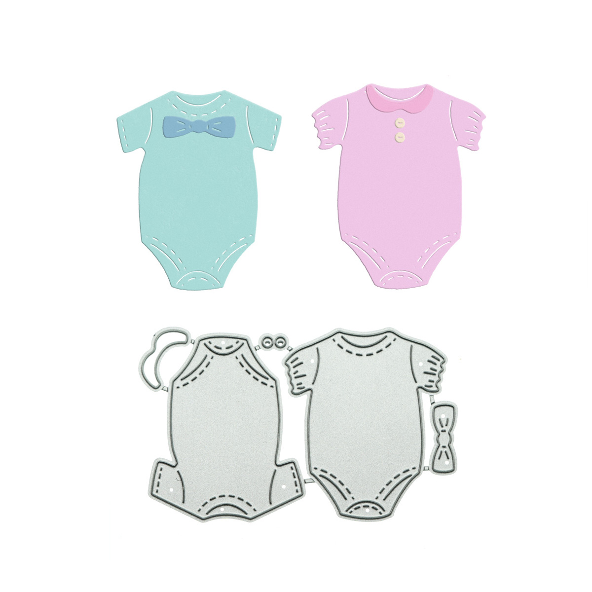 O corte de metal morre o teste - Baby Clothing Patterns avaliação e preço